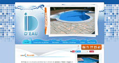 Desktop Screenshot of piscines-angers-49.com