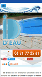 Mobile Screenshot of piscines-angers-49.com